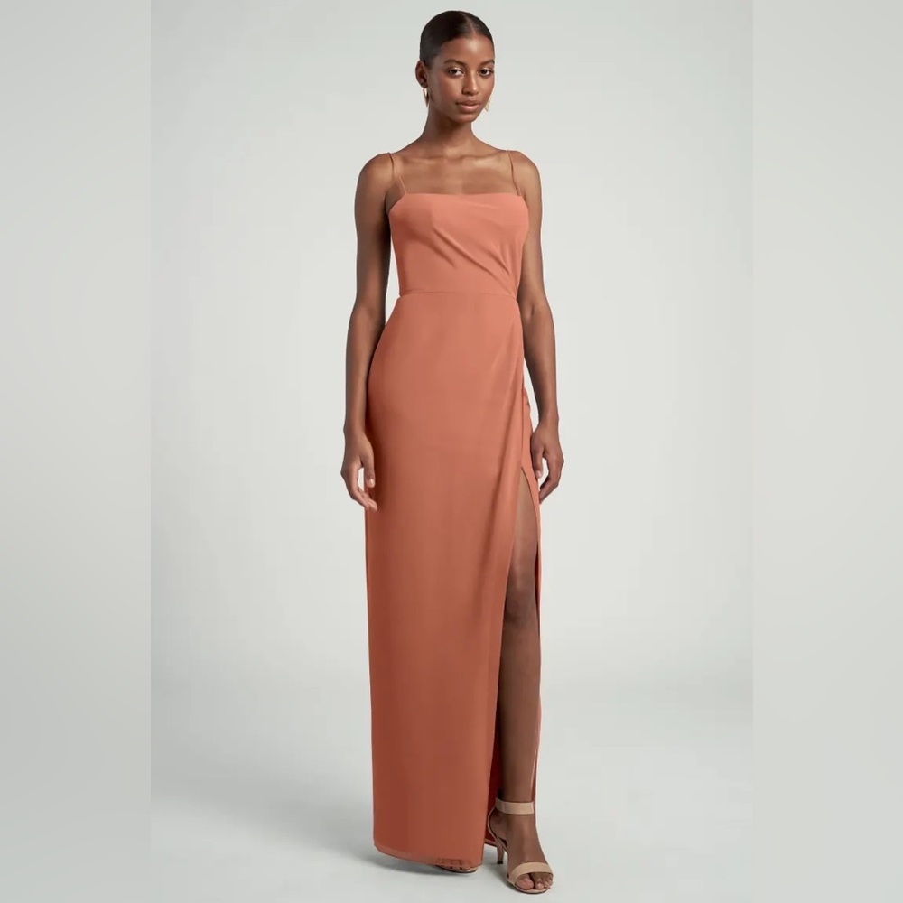 Jenny Yoo bridesmaid dress. Style:Demi. Color:canyon sunset. New w/ tags. Size 2